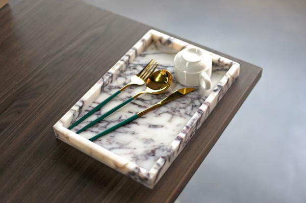 Calacatta Viola Marble Tray - Image 3